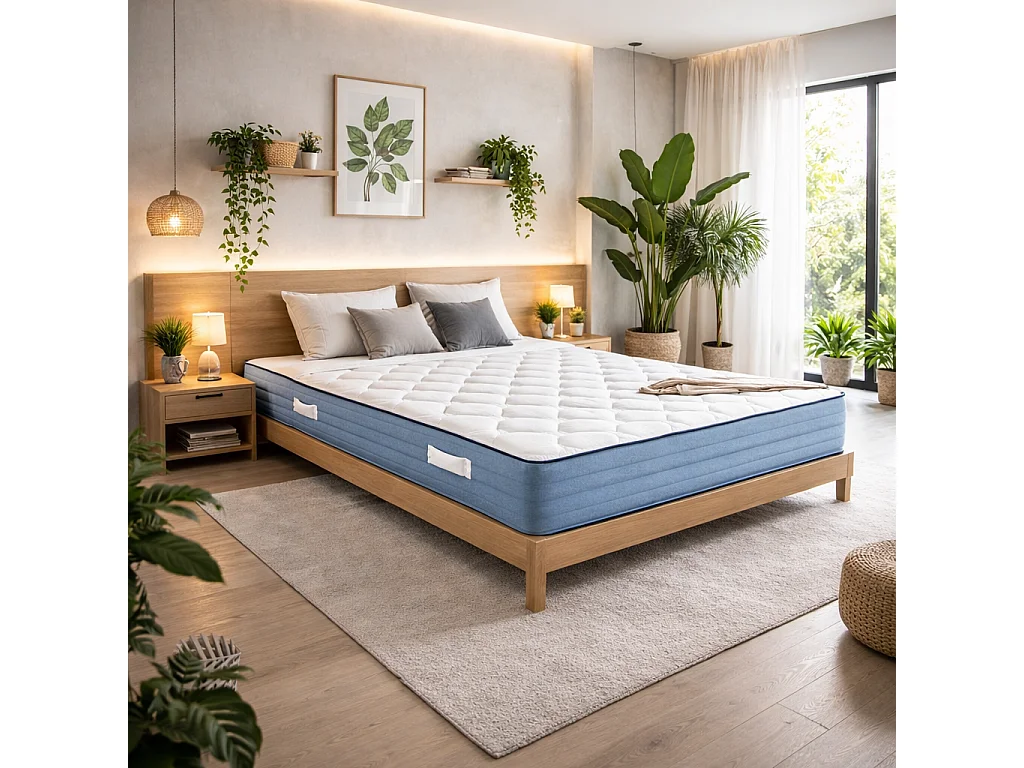 Matelas BestSeller, 20cm, mousse haute densité, indépendance du couchage, réversible