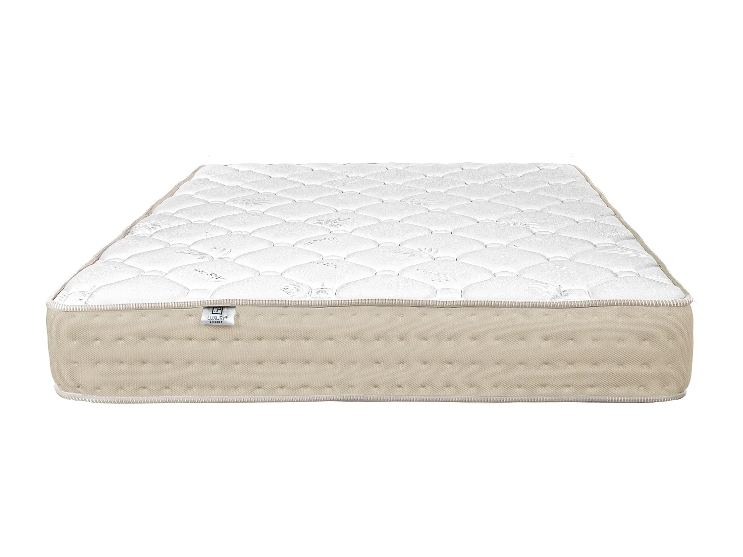 Matelas Zen Sable, 20 cm, mousse haute densité, ferme, indépendance du couchage, réversible