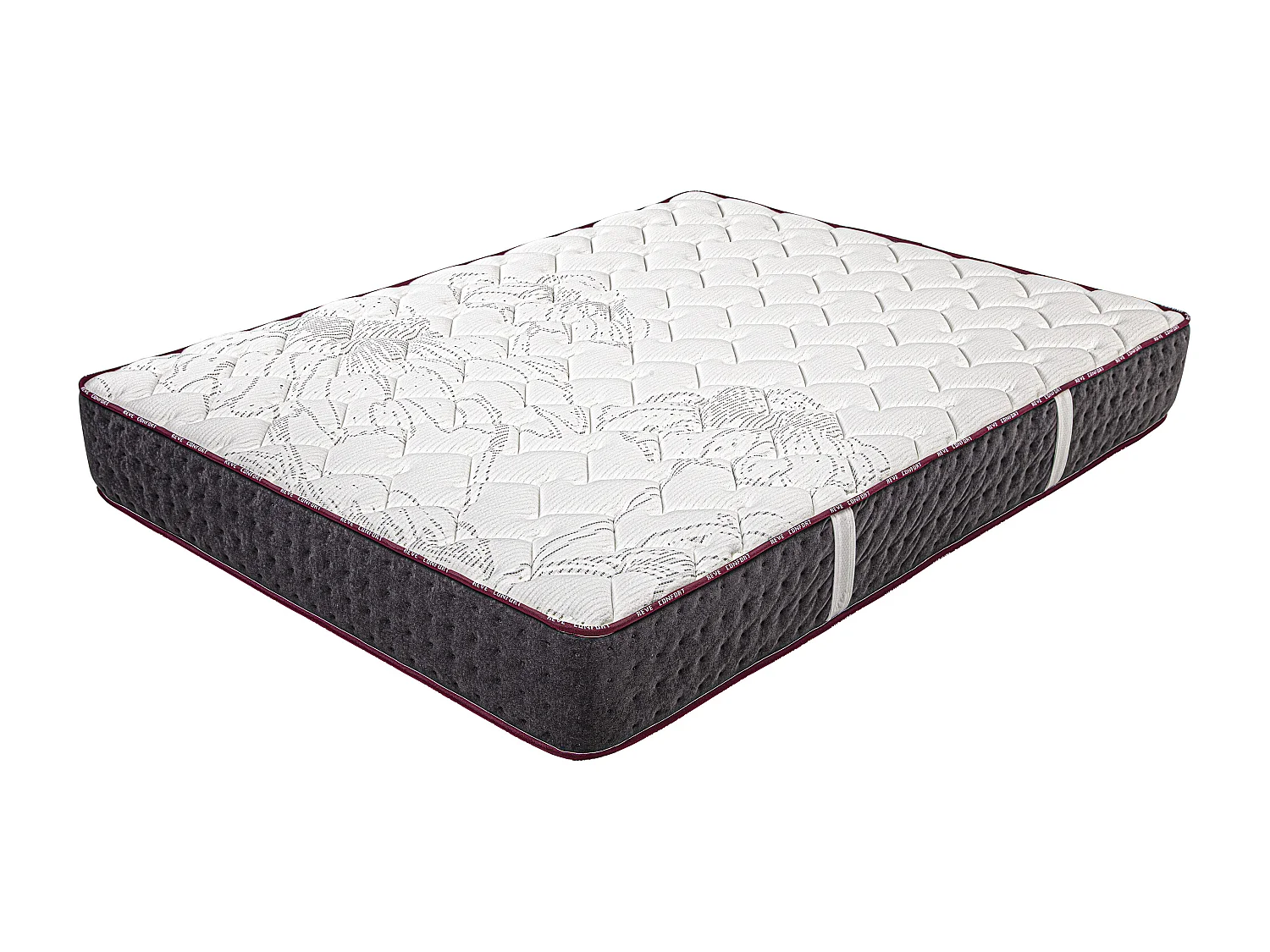 Matelas Goldplus, 24cm, mousse haute densité, haute adaptabilité, ergonomique, indépendance du couchage, réversible