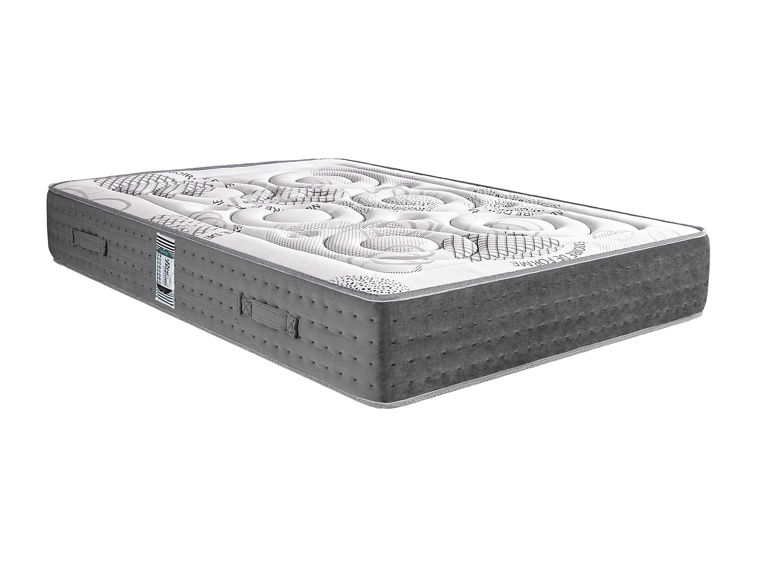 Matelas BestPoket, 26cm, ressorts ensachés, mousse haute densité, indépendance du couchage, réversible