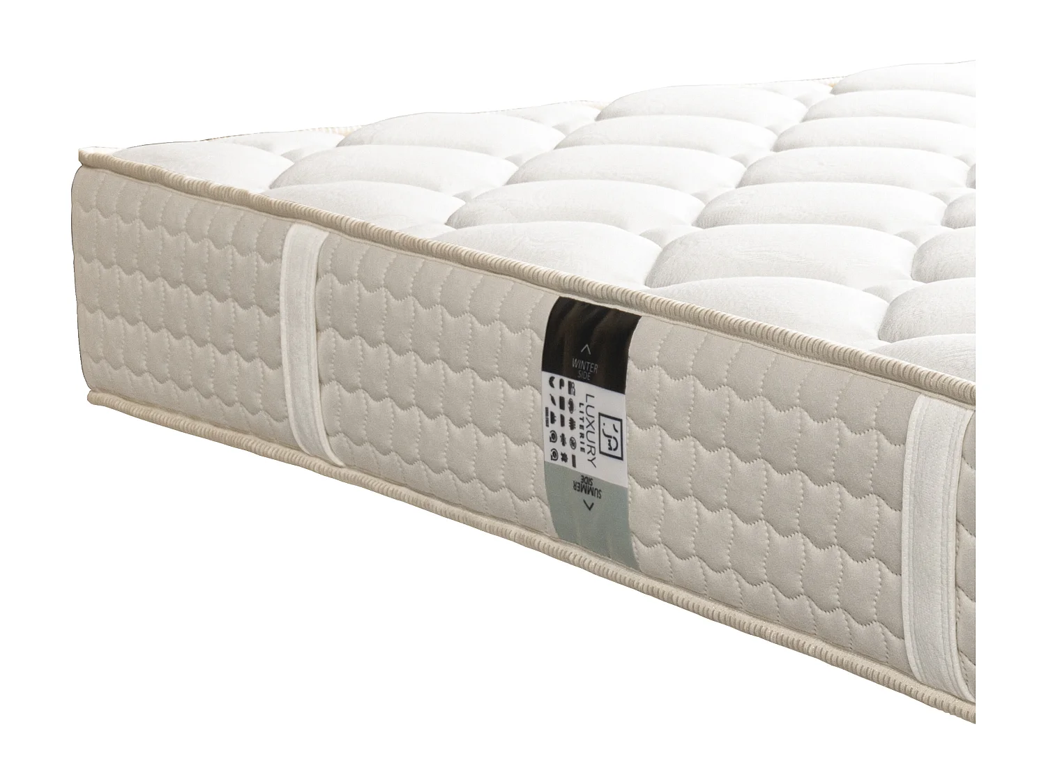 Matelas Sublime, 20cm, mousse haute densité, indépendance du couchage, réversible