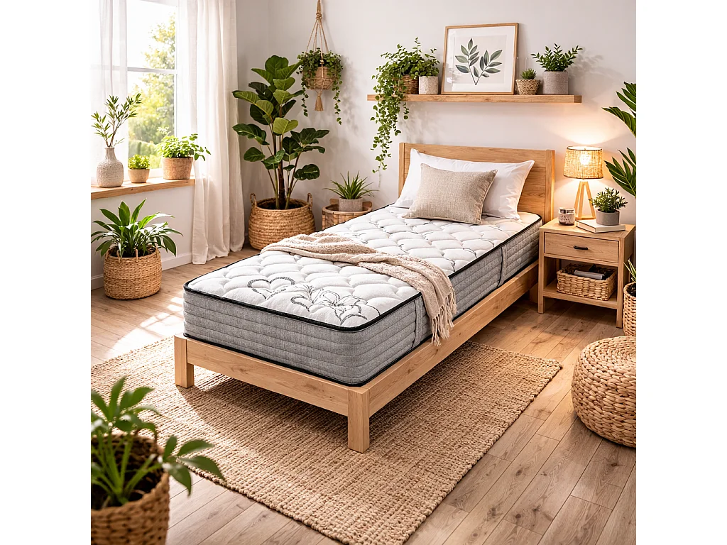 Matelas BestSleep, 26cm, mousse haute densité, indépendance du couchage, réversible
