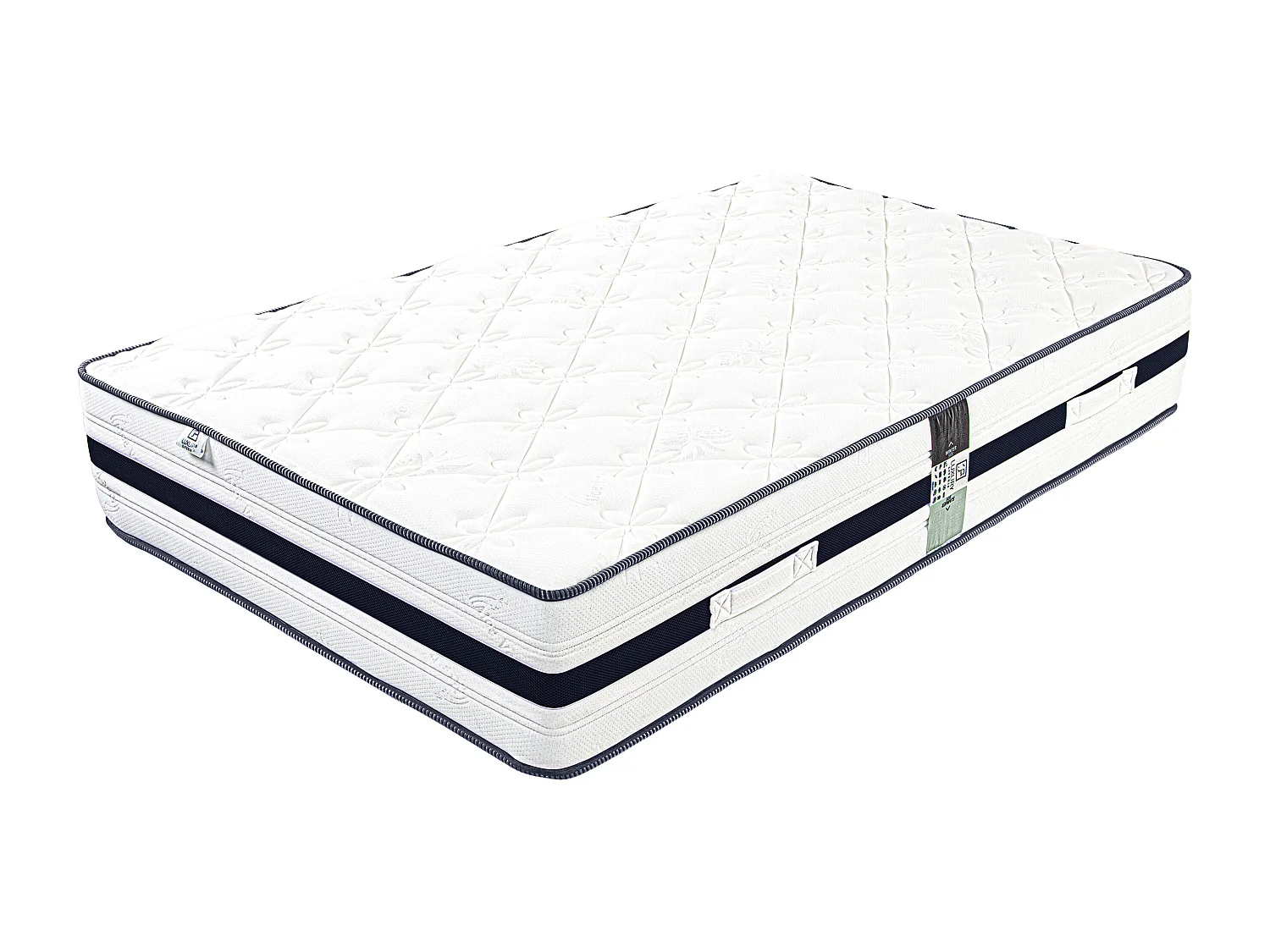 Matelas Rêverie Azur, 30cm, mousse haute densité, indépendance du couchage, réversible