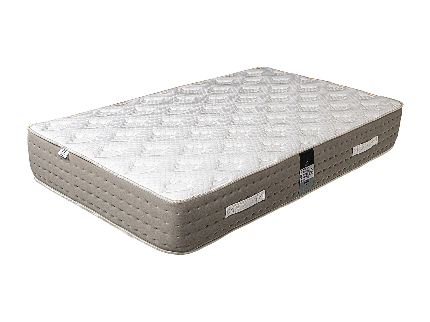 Matelas Dreamlux, 27 cm , ressorts ensachés, mousse haute densité, indépendance du couchage, réversible