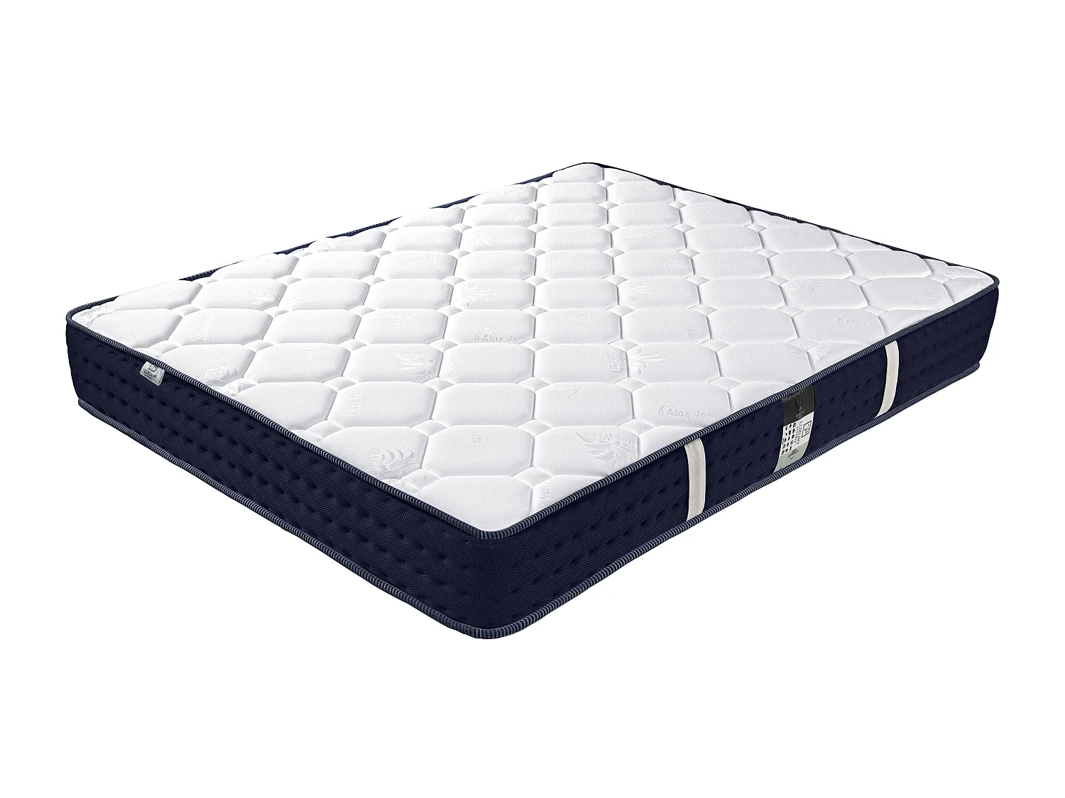 Matelas Zen Ciel, 20 cm, mousse haute densité, ferme, indépendance du couchage, réversible