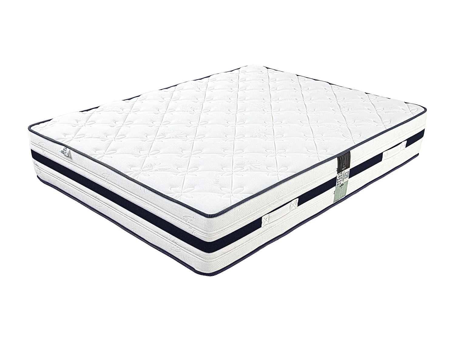 Matelas Rêverie Azur, 30cm, mousse haute densité, indépendance du couchage, réversible