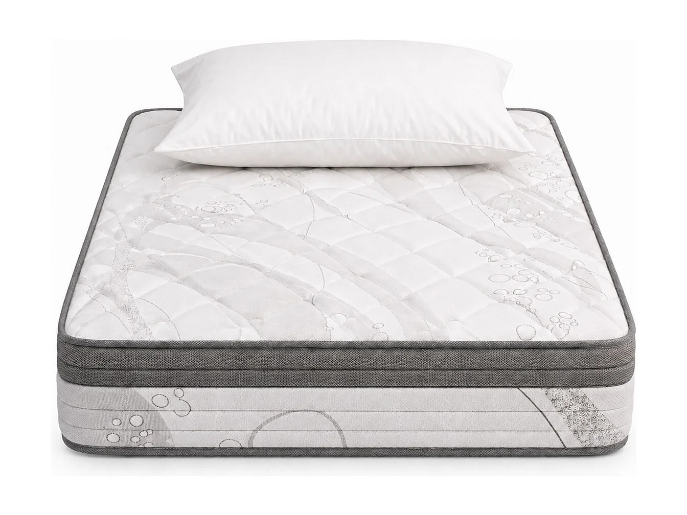 Matelas ViscoPlus, 26 cm, mousse haute densité, ferme, réversible + oreiller(s)