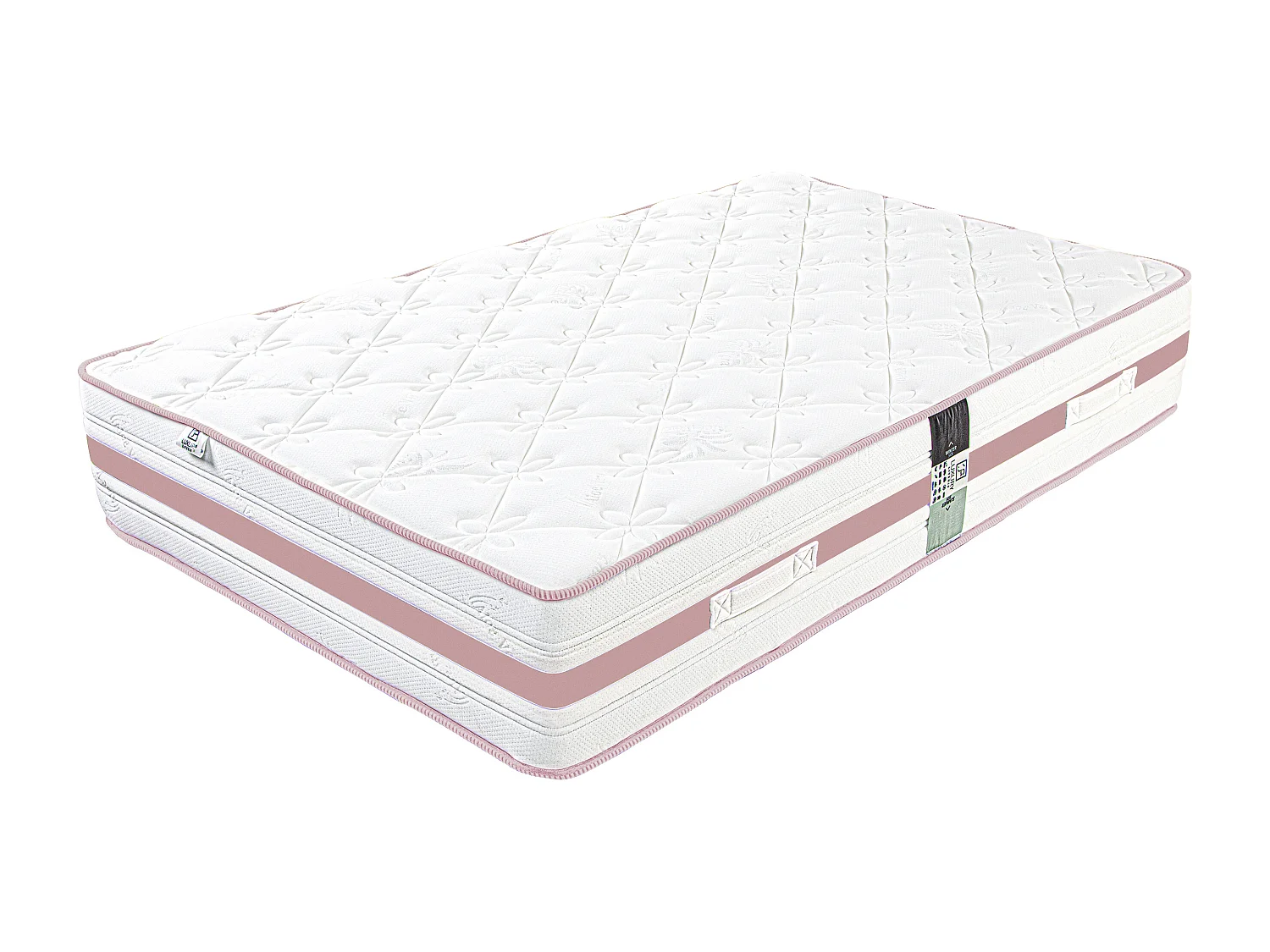 Matelas Rêverie Rosée, 30cm, mousse haute densité, indépendance du couchage, réversible