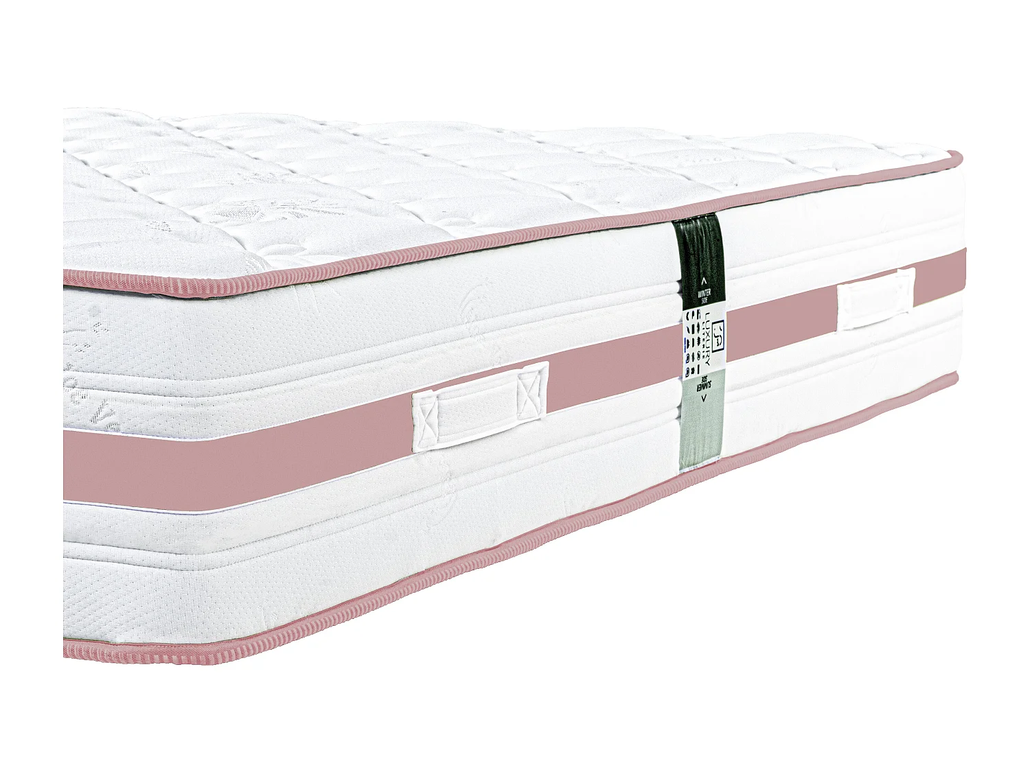 Matelas Rêverie Rosée, 30cm, mousse haute densité, indépendance du couchage, réversible