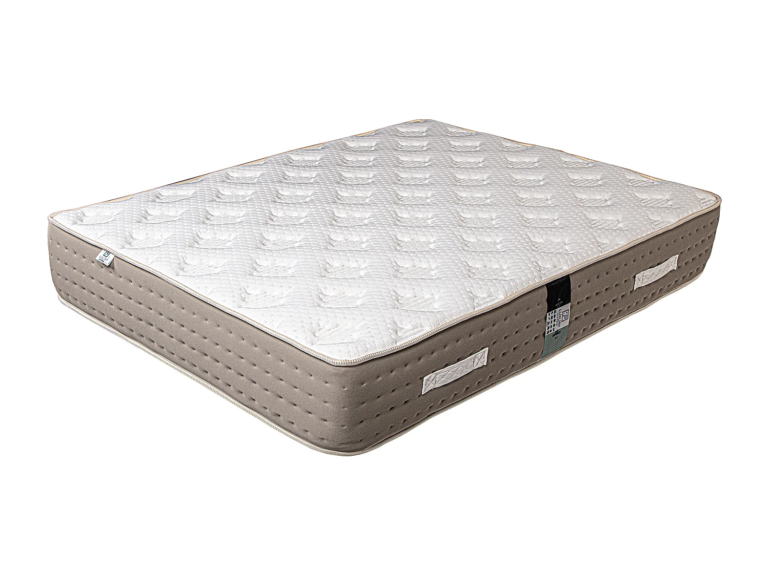 Matelas Dreamlux, 27 cm , ressorts ensachés, mousse haute densité, indépendance du couchage, réversible + oreiller(s)