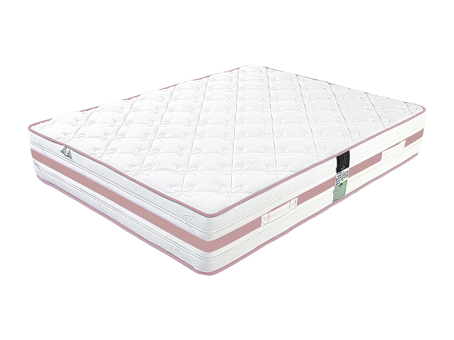 Matelas Rêverie Rosée, 30cm, mousse haute densité, indépendance du couchage, réversible