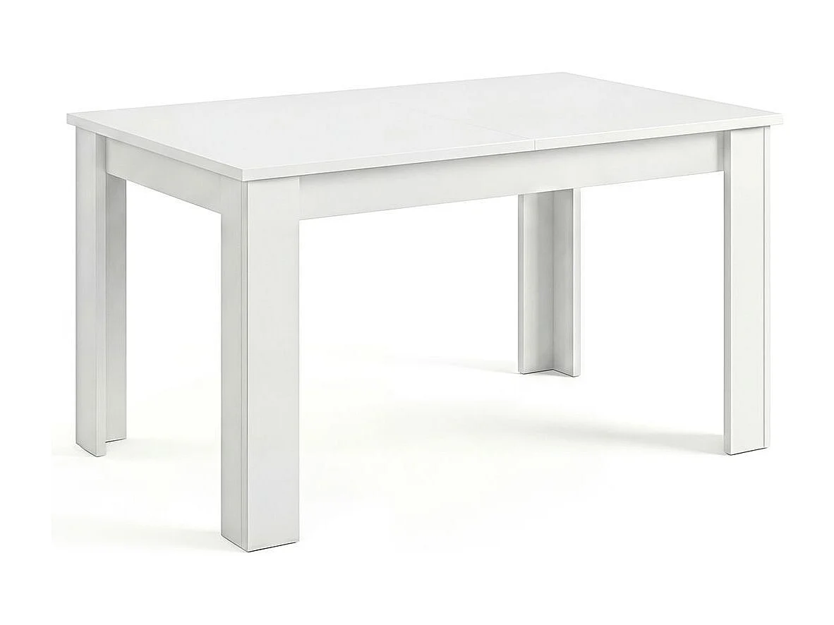 Mesa de comedor extensible Danna Artik White (Branco mate)