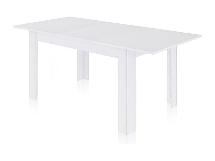 Mesa de comedor extensible Danna Artik White (Branco mate)