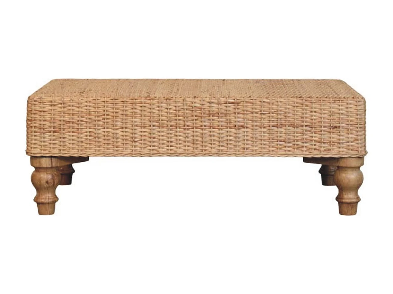 Soffbord Regency Woven i massivt trä