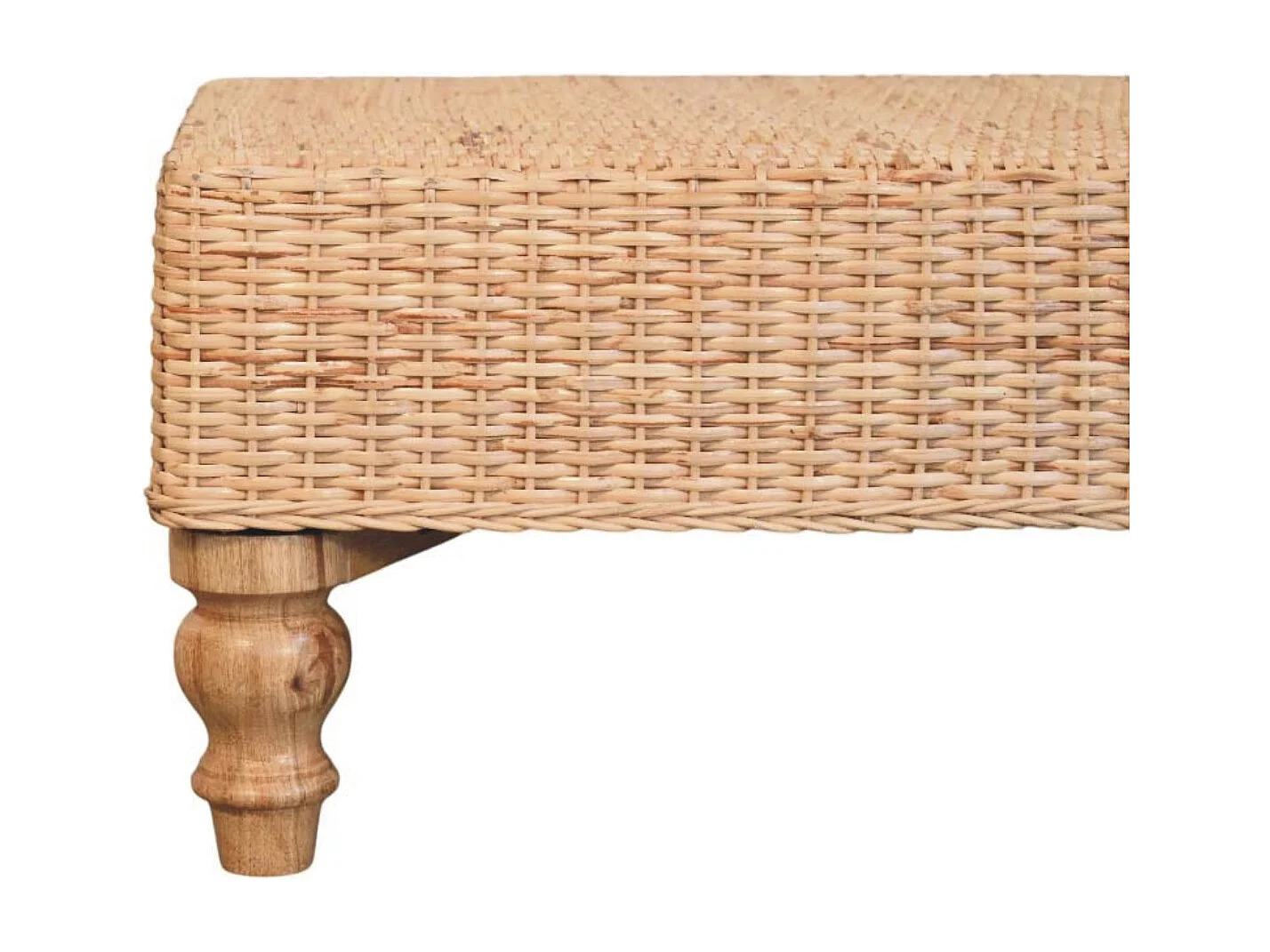 Soffbord Regency Woven i massivt trä