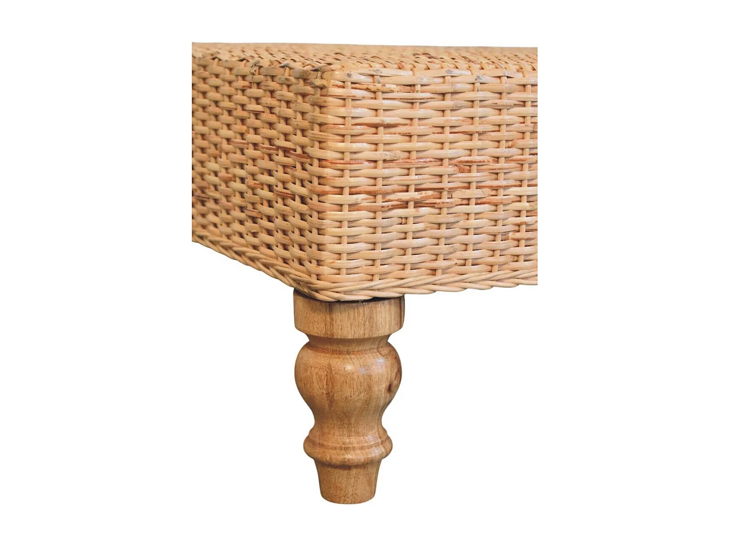 Soffbord Regency Woven i massivt trä