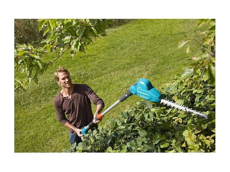 Taille-haies télescopique électrique GARDENA - THS 500/48 - 500W - 48 cm - Tete inclinable