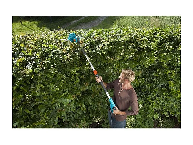 Taille-haies télescopique électrique GARDENA - THS 500/48 - 500W - 48 cm - Tete inclinable