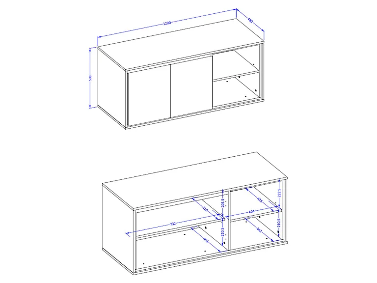 Ensemble meuble sous-vasque 120 cm colonne et armoires Sophéa Taupe