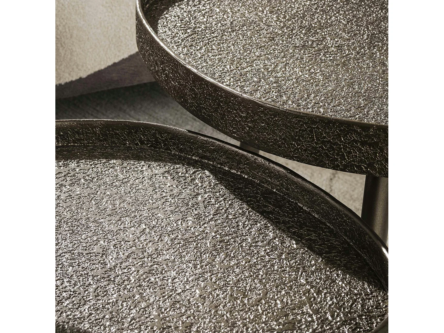 Table de salon vintage forme galet (lot de 2) RALF
