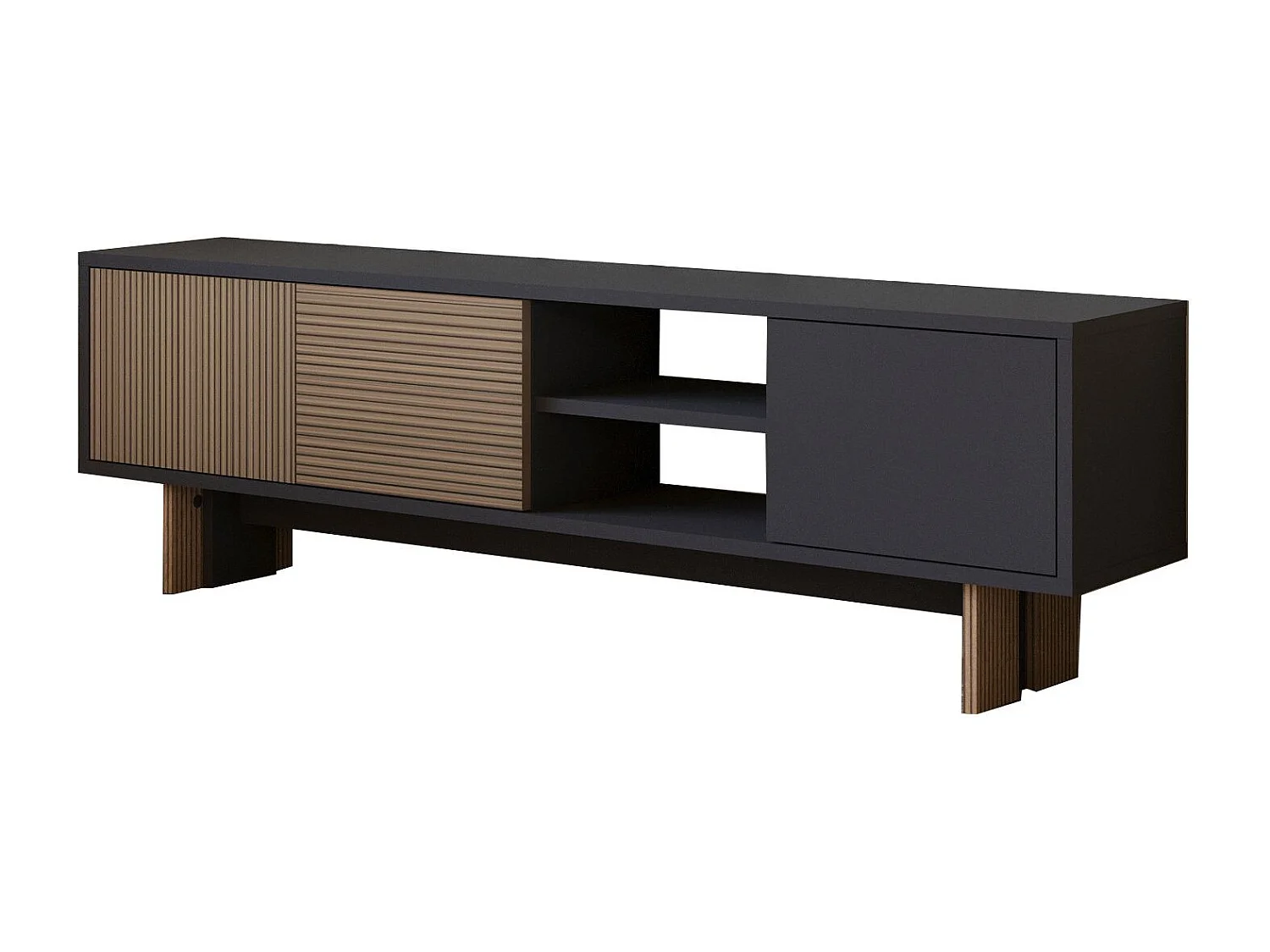 "Ravello" Houten TV-standaard - Bruin - 150 x 30 x 45 cm - Modern Design en Hoge Kwaliteit