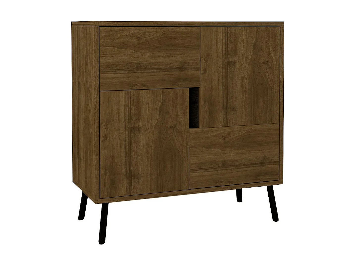 Buffet en bois "Darien" - 76 x 35 x 79 cm - Marron