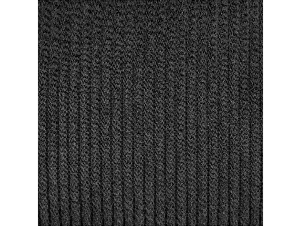 Fauteuil vintage velours côtelé armature chromée anthracite - Vintage
