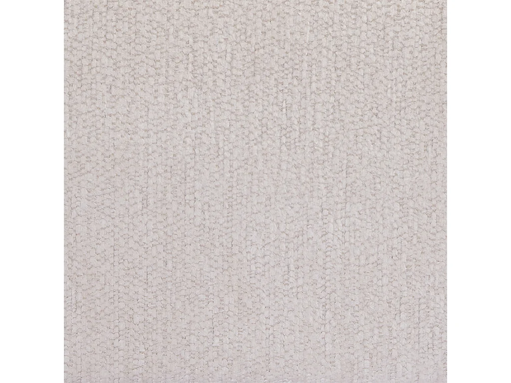 Chauffeuse convertible tissu chenille piètement bois 1 place blanc - Guest