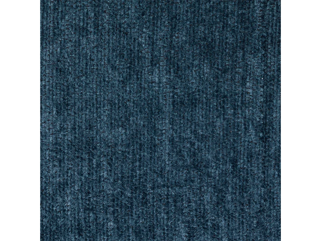 Chauffeuse convertible tissu chenille piètement bois 1 place bleu - Guest