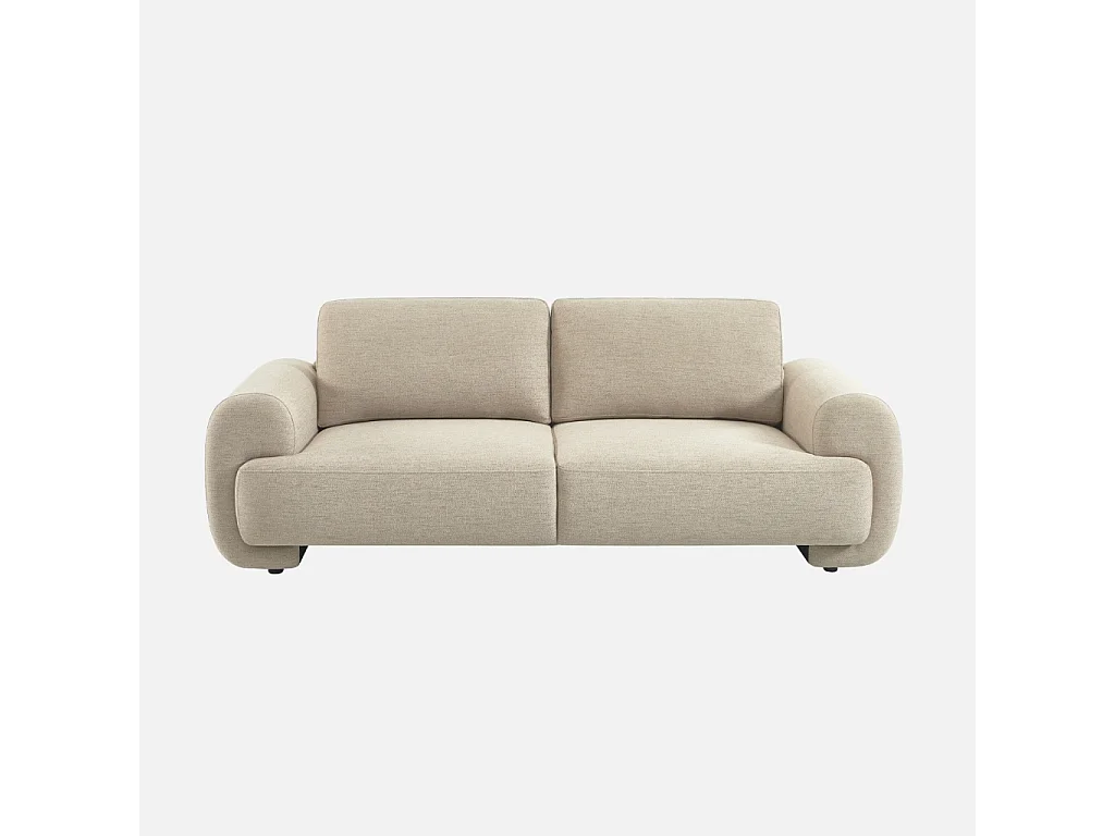 Divano in tessuto, 3 posti, beige