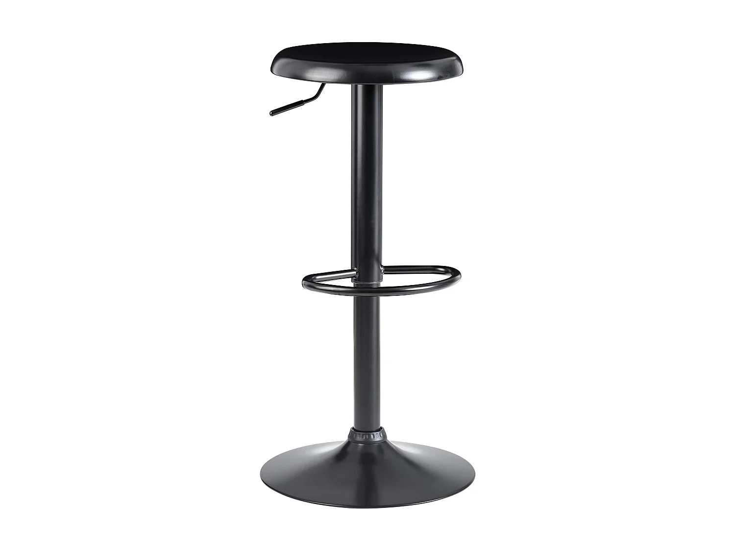 Barhocker Schwarz Hocker ohne Lehne 58 - 79 cm Barstuhl,