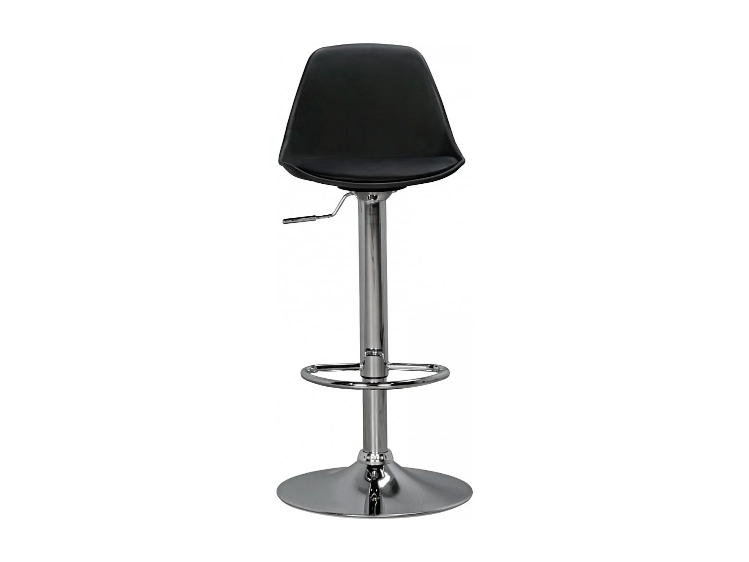 KORSIKA, Barhocker Kunstleder Schwarz, Hocker Sitzhocker