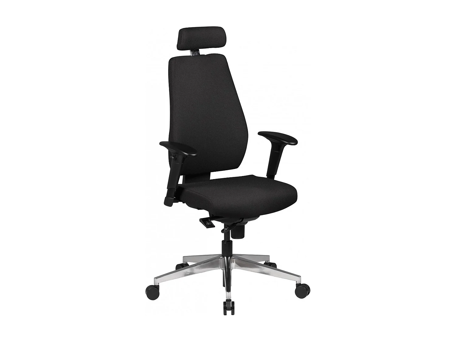 Chaise SPM1.279 Chaise de Bureau Tissu Noir Chaise de