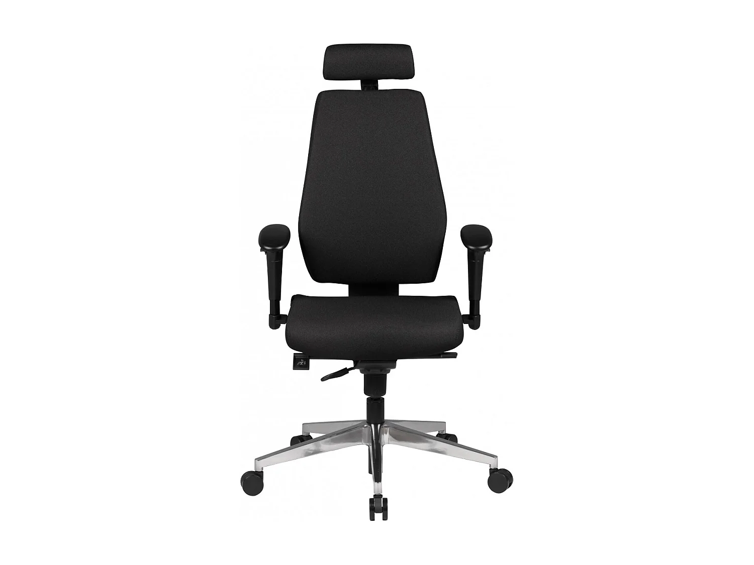 Chaise SPM1.279 Chaise de Bureau Tissu Noir Chaise de