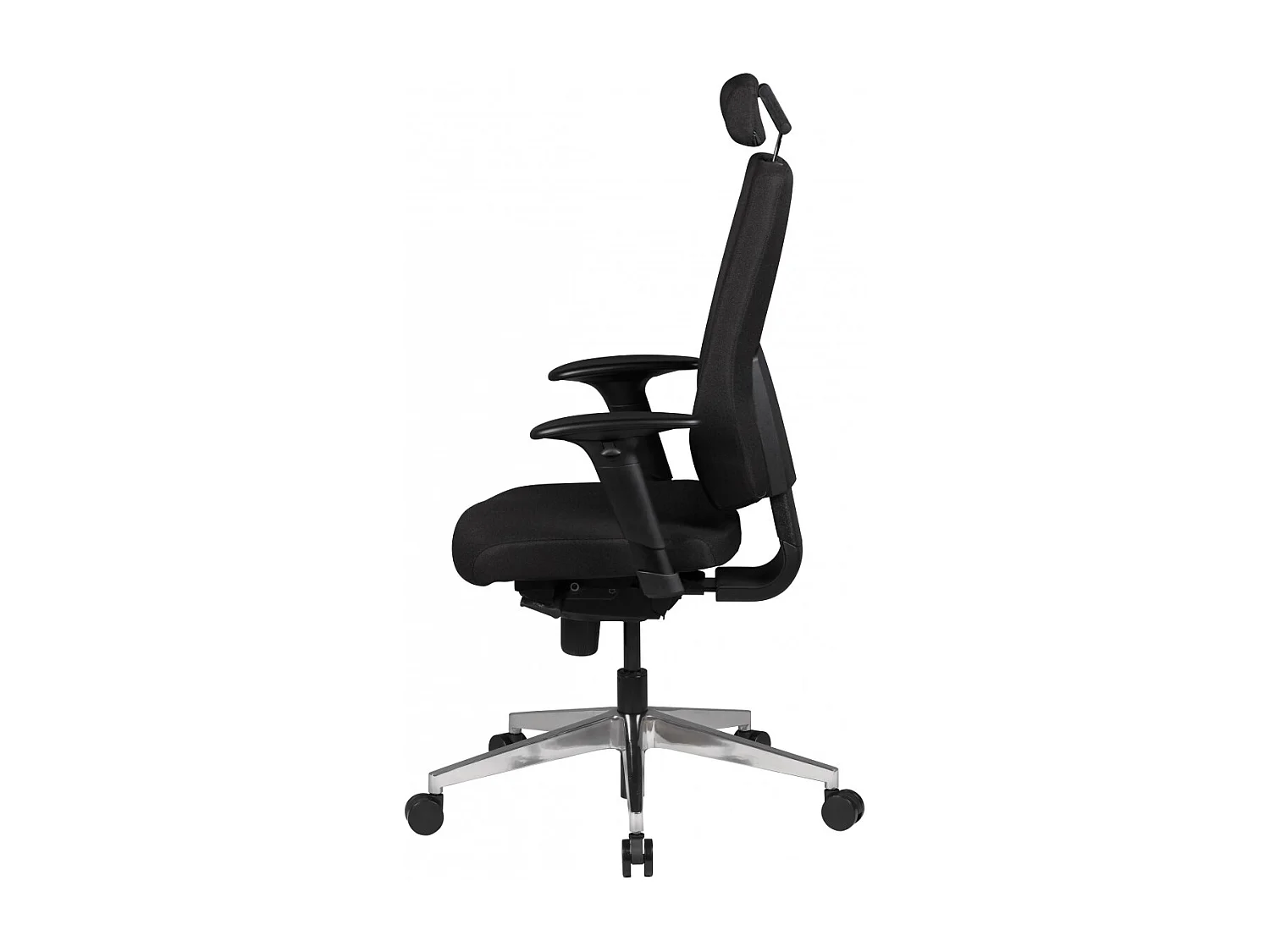 Chaise SPM1.279 Chaise de Bureau Tissu Noir Chaise de