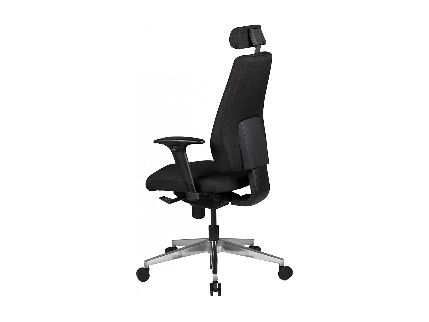 Chaise SPM1.279 Chaise de Bureau Tissu Noir Chaise de