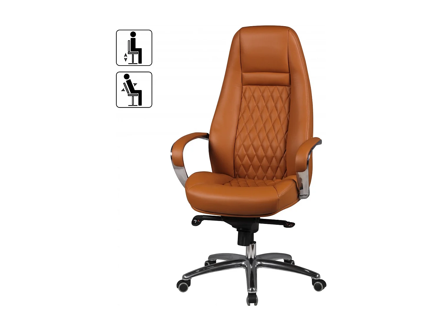 Chaise de bureau  AUSTIN chaise de bureau en cuir