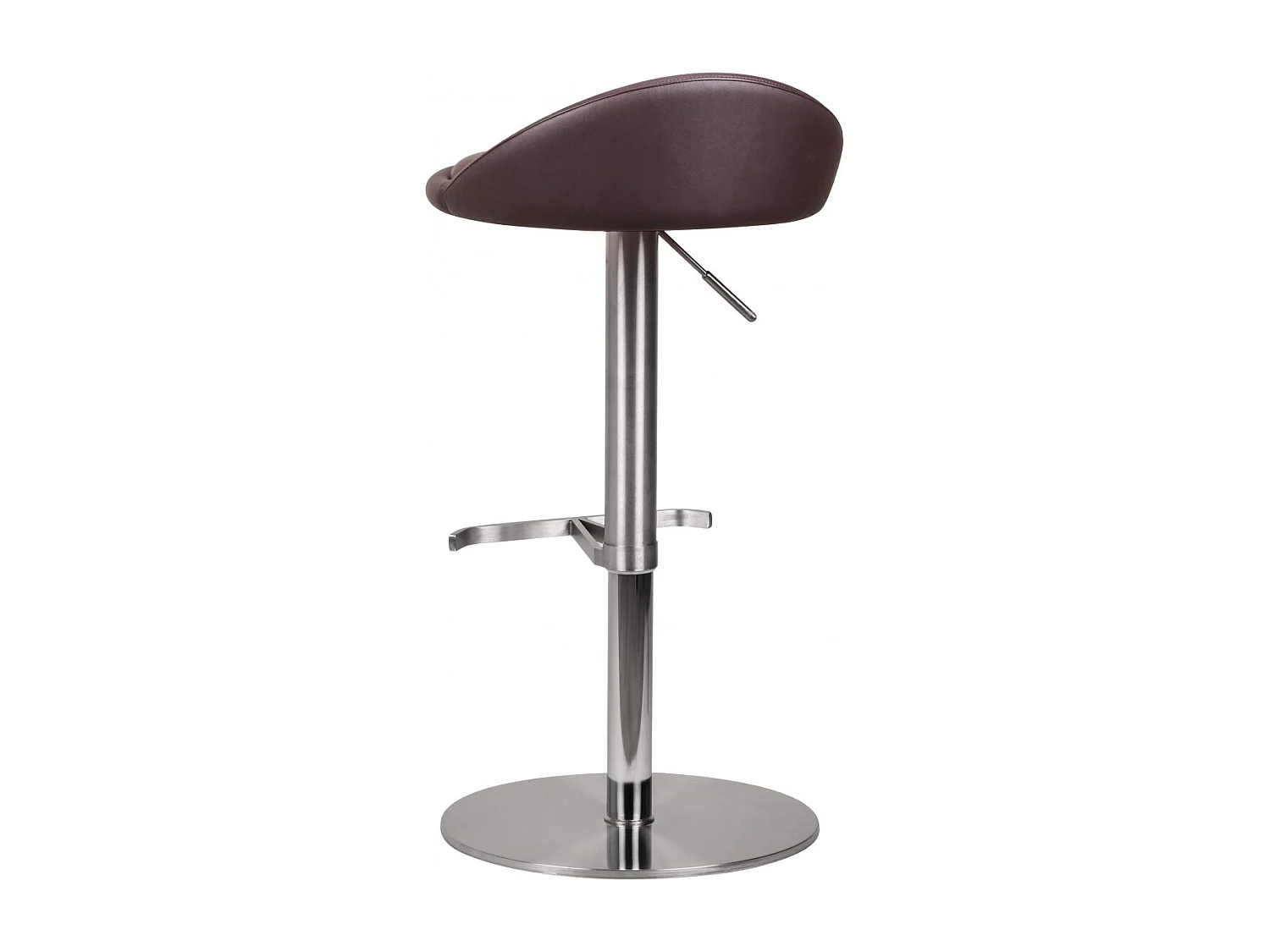 acier inoxydable durable M1 Barstool brun chaise
