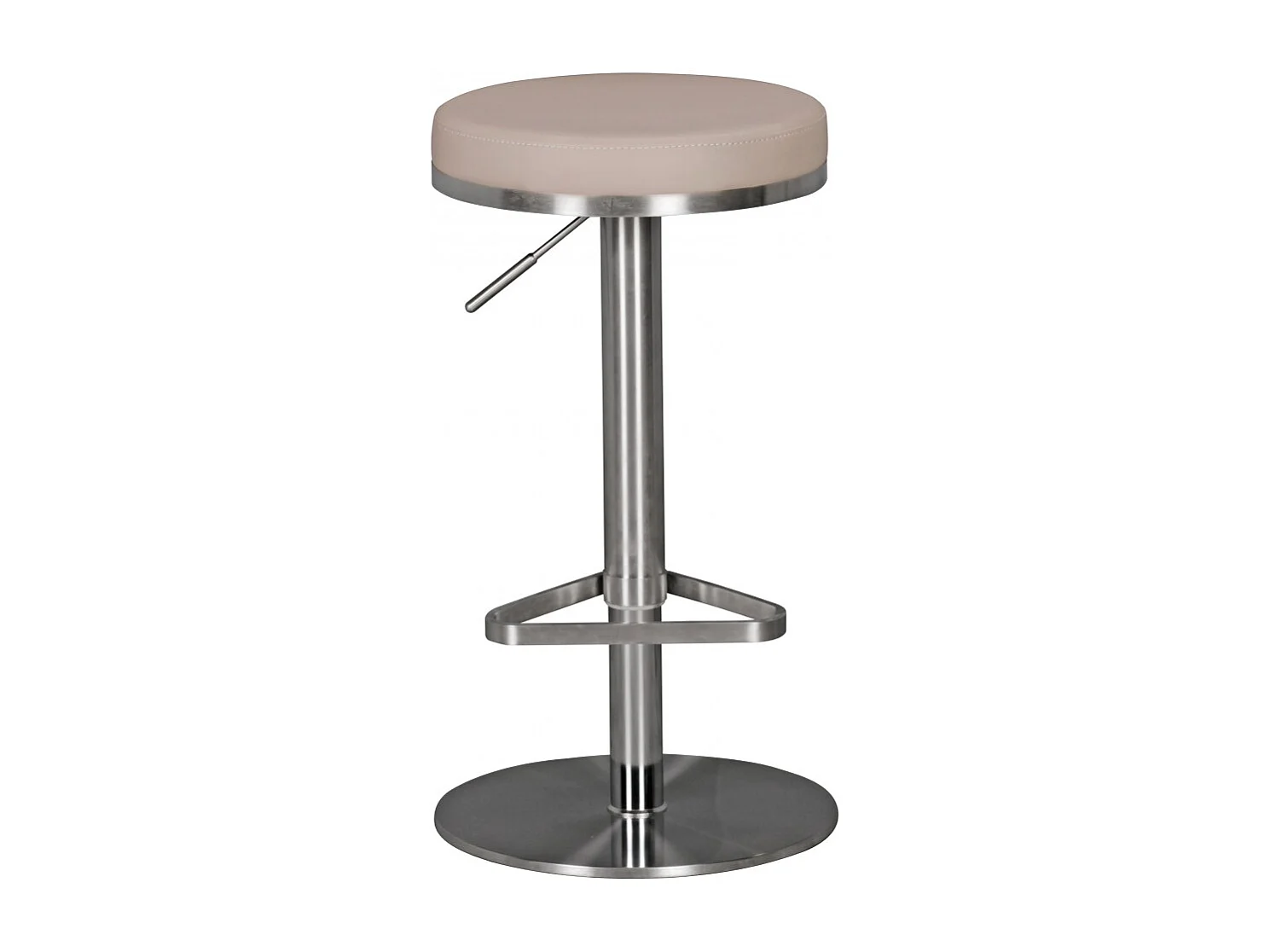 chaise taupe en acier durable de barstool M7 tabouret