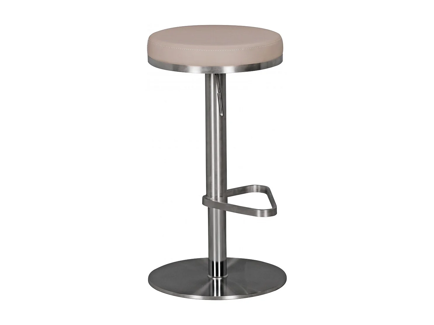 chaise taupe en acier durable de barstool M7 tabouret