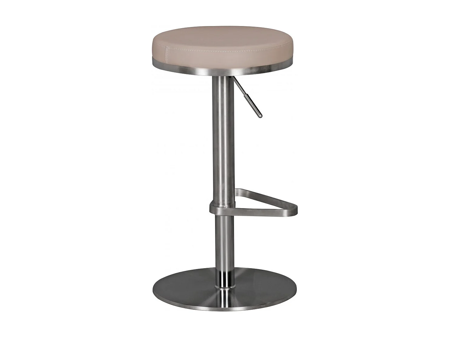 chaise taupe en acier durable de barstool M7 tabouret