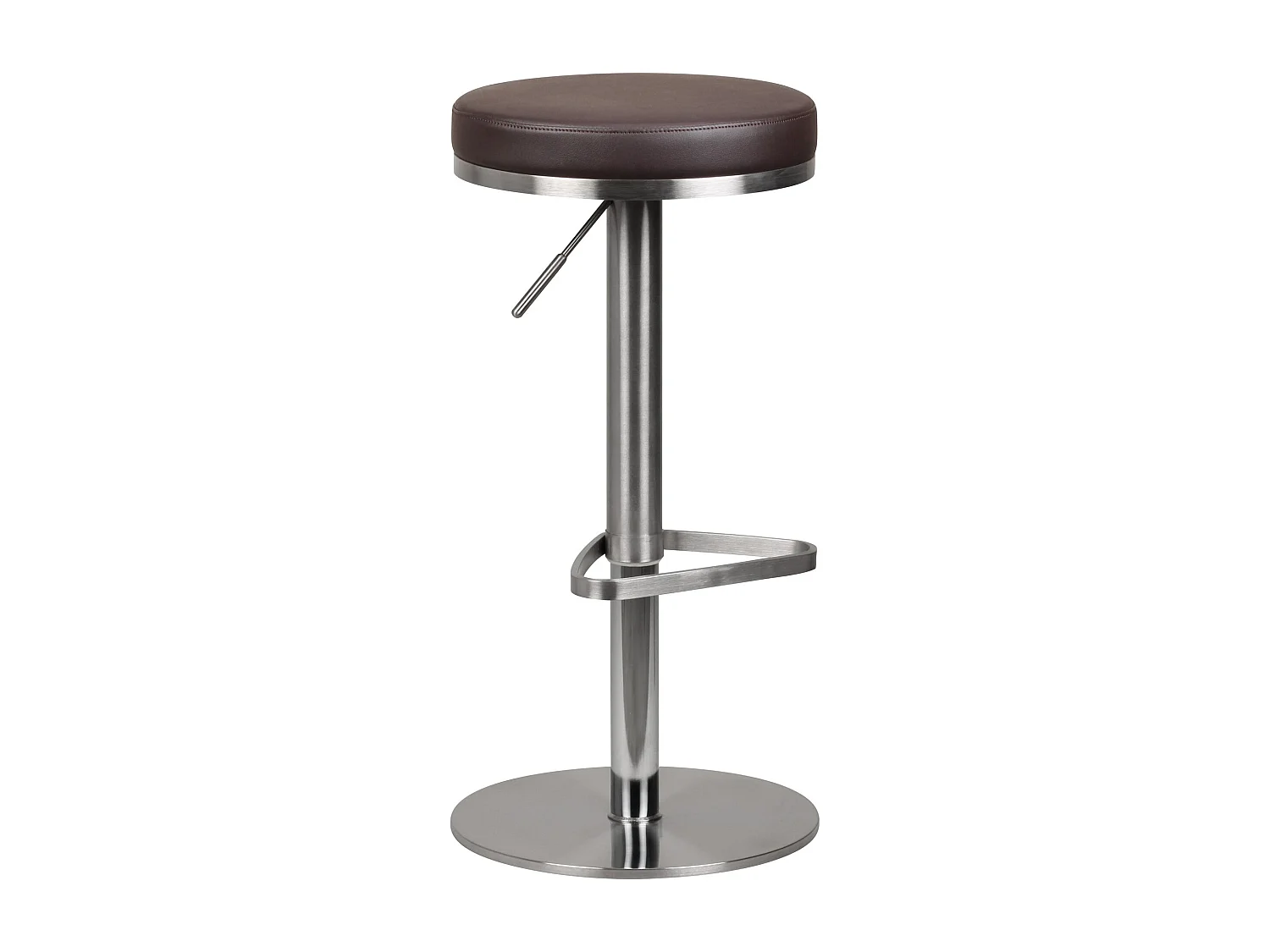 durable en acier inoxydable M7 Barstool brun chaise
