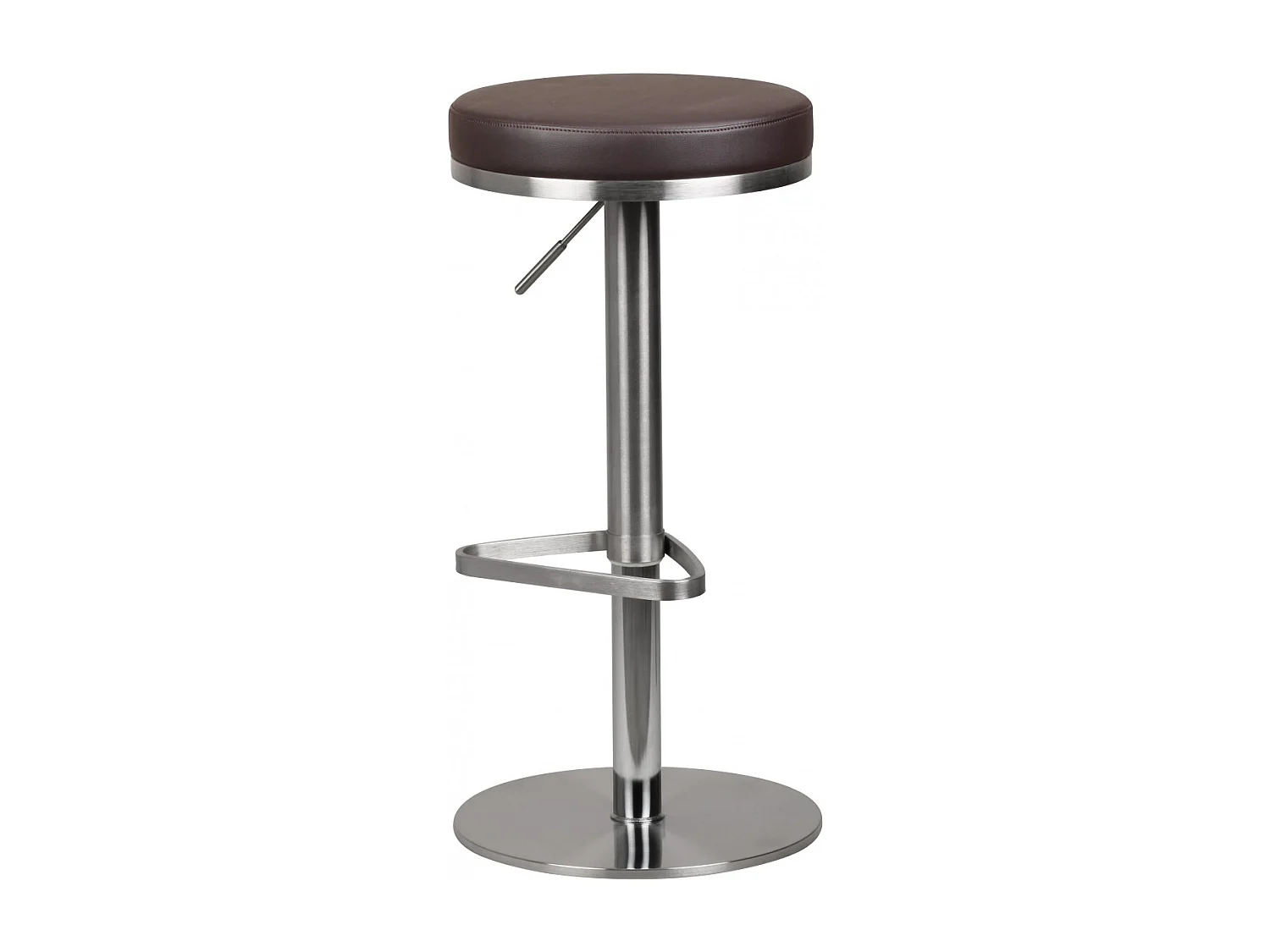durable en acier inoxydable M7 Barstool brun chaise