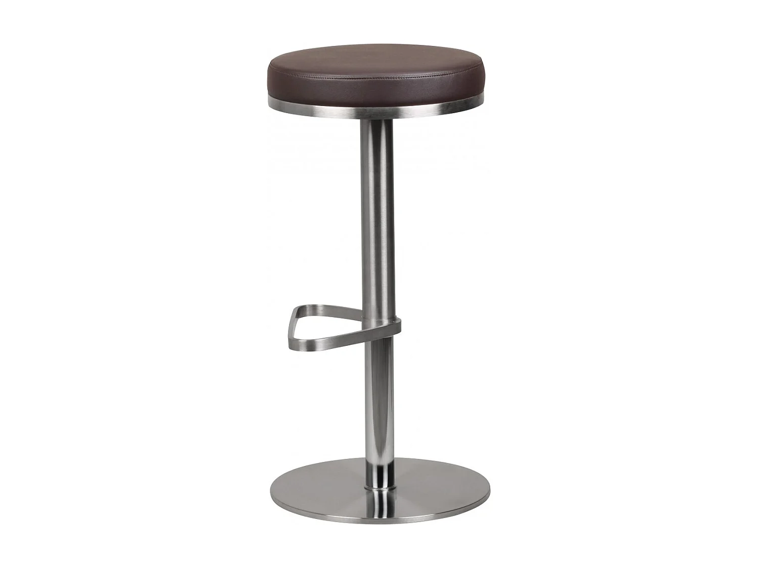 durable en acier inoxydable M7 Barstool brun chaise