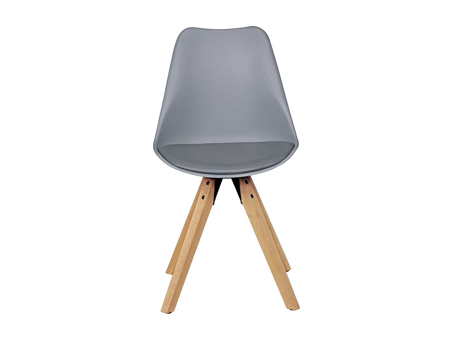 Set van 2 Retro Dining chair grijs | Scandinavian