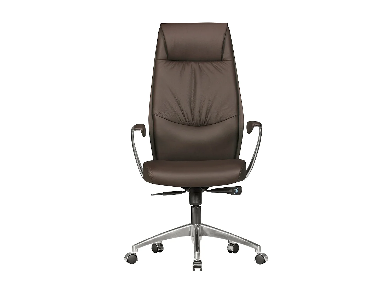 Bürostuhl Echtleder Braun Schreibtischstuhl X-XL 120 kg