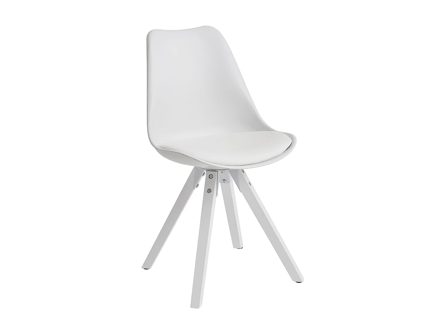 Lot de 2 chaises de salle à manger rétro scandinaves