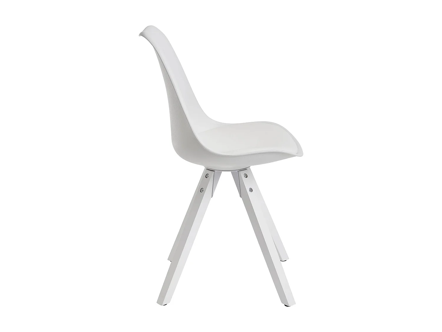 Lot de 2 chaises de salle à manger rétro scandinaves