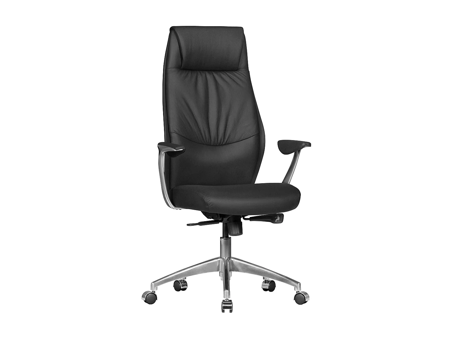 chaise de bureau en cuir véritable noir chaise de bureau