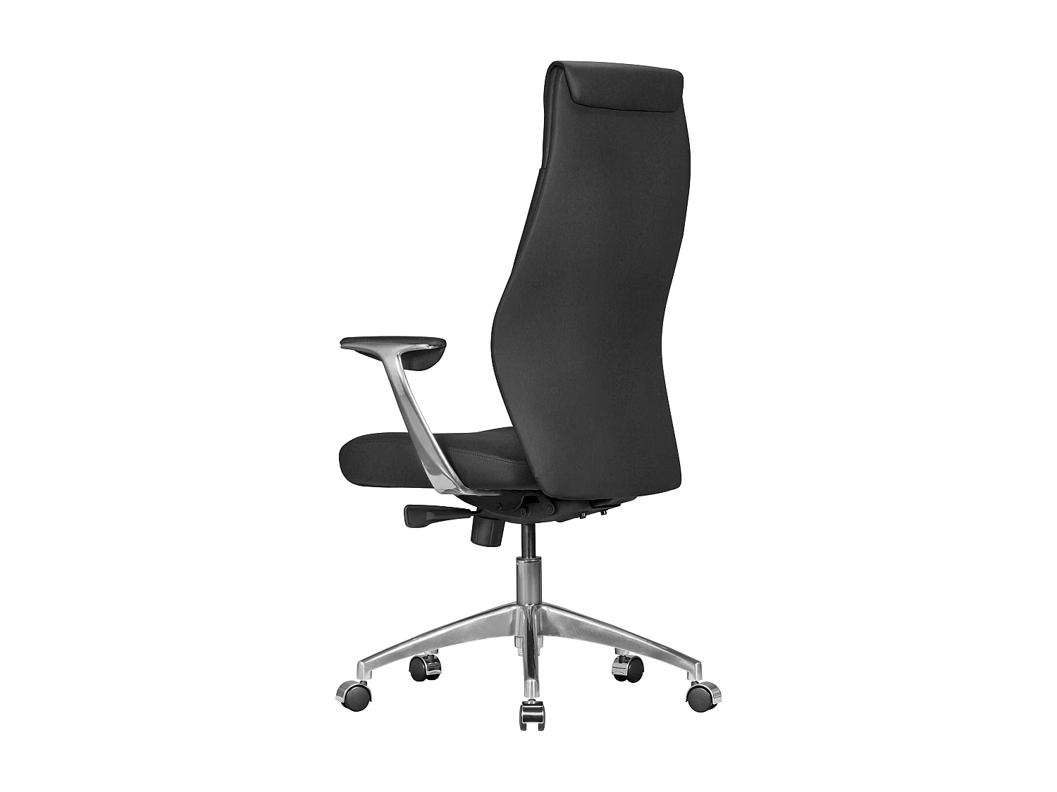 chaise de bureau en cuir véritable noir chaise de bureau